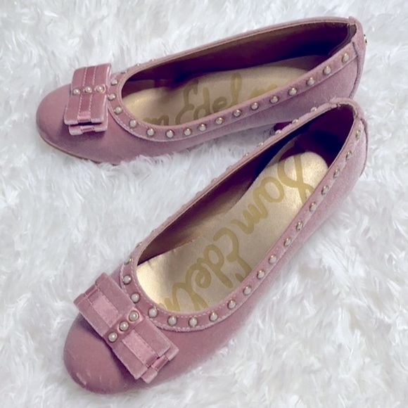 Sam Edelman Evelyn Kammie velvet pearl block heel - Picture 3 of 6